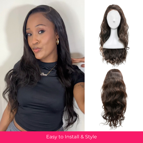 180% Density Body Wave 13x4 Lace Front Wig