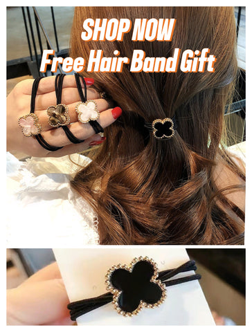 Free Gift Hair Band-Four Leaf Clover