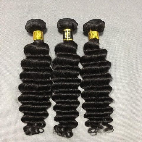 Loose Deep  100%Human Hair Bundles（Free shipping for three or more items）