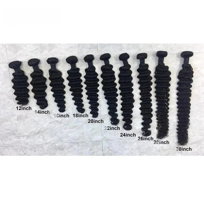 Loose Deep  100%Human Hair Bundles（Free shipping for three or more items）