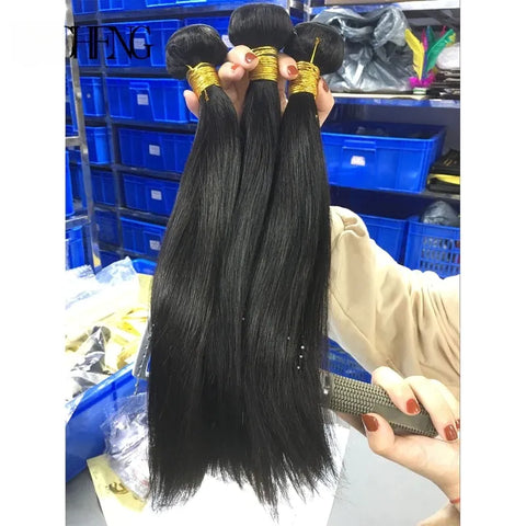 Natural Straight  100%Human Hair Bundles（Free shipping for three or more items）