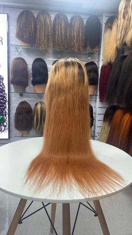 200% Density Natural straight Long 13x4 Lace Front Wig Human Hair