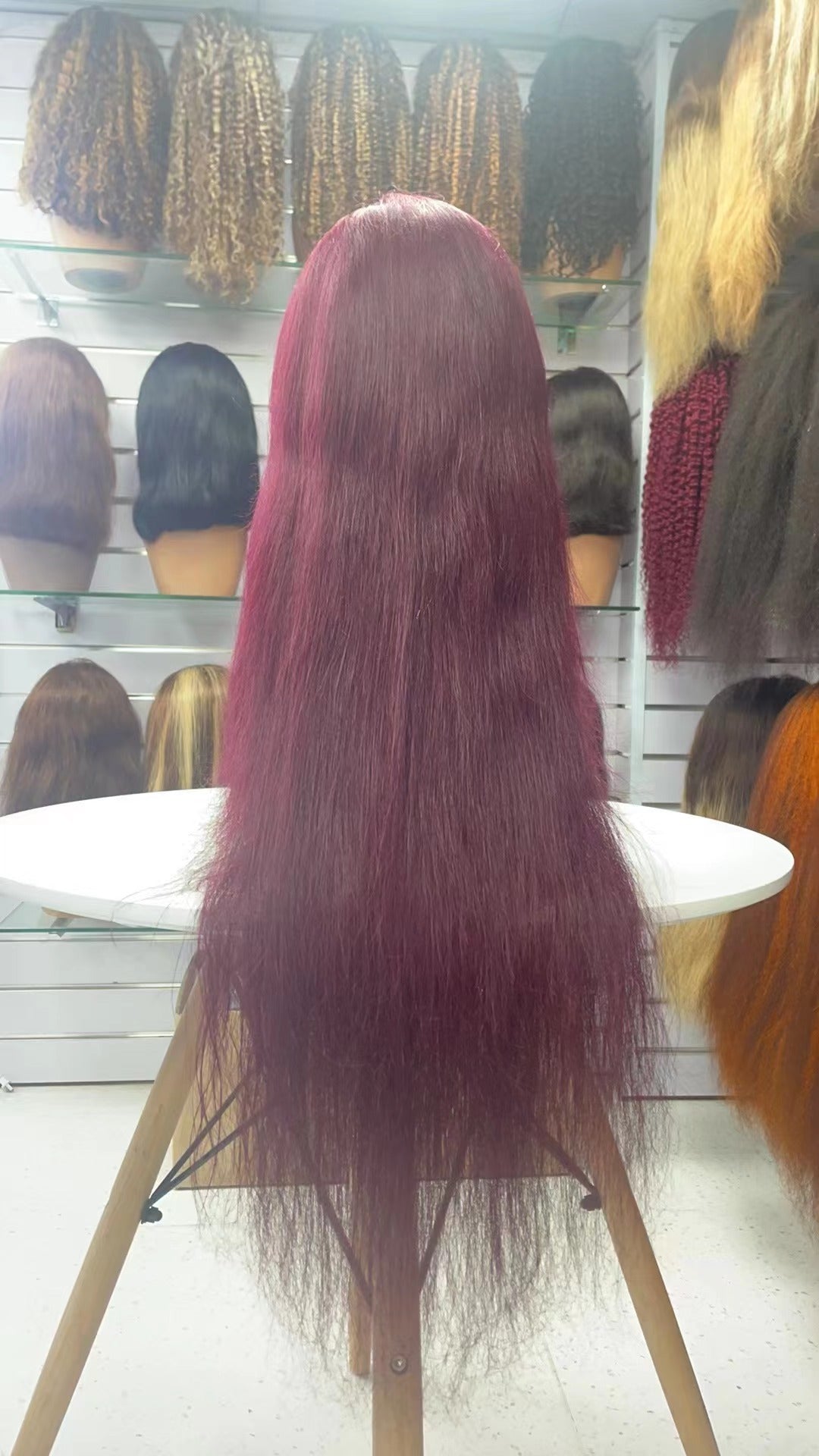 200% Density Natural straight Long 13x4 Lace Front Wig Human Hair