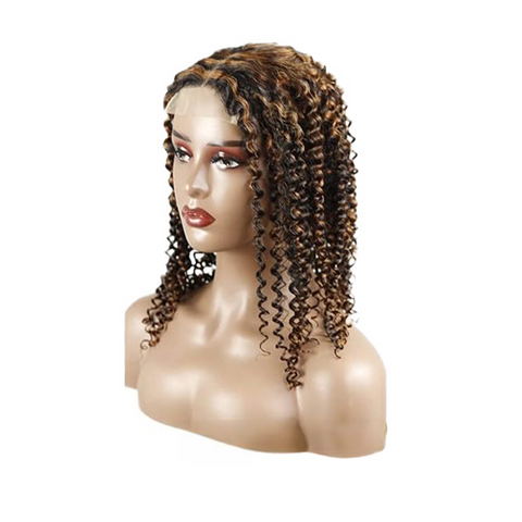 180% Density Jerry Curly 13x4 Lace Front Wig