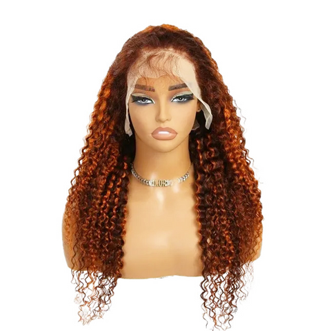 180% Density Jerry Curly 13x4 Lace Front Wig