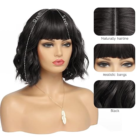200% Density Bob Water Wave 13x4 Lace Front Wig Human Hair – Fit ...