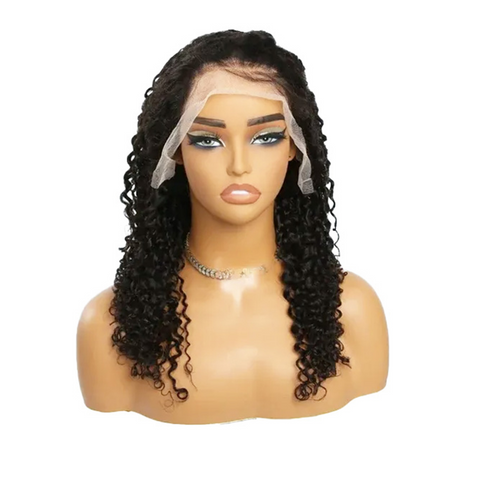 180% Density Jerry Curly 13x4 Lace Front Wig