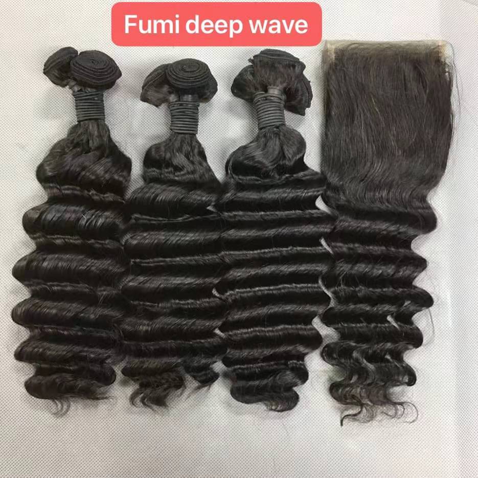 deep wave  100%Human Hair Bundles（Free shipping for three or more items）